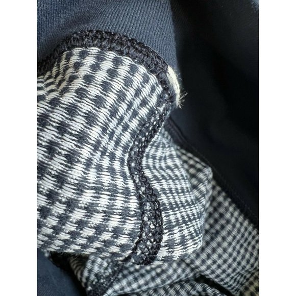 Lululemon‎ Athletica front detail Ribbon navy leggings size 4 - Picture 8 of 9